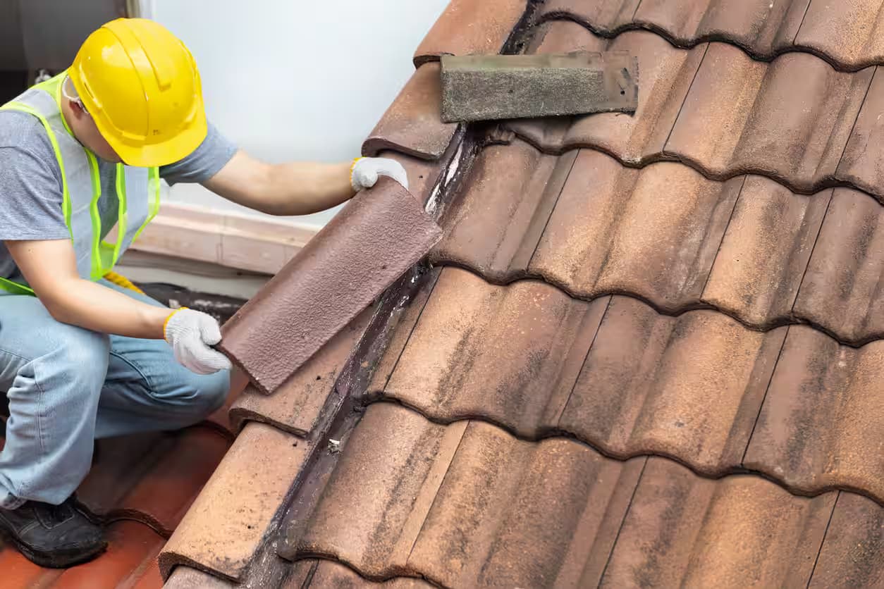 couvrant rénovant toiture